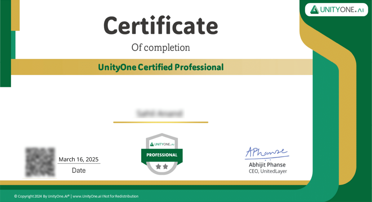 Certificate–1 1